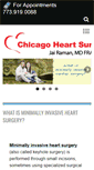 Mobile Screenshot of chicagoheartsurgery.com