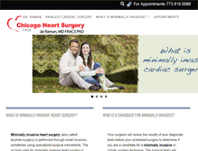 Tablet Screenshot of chicagoheartsurgery.com